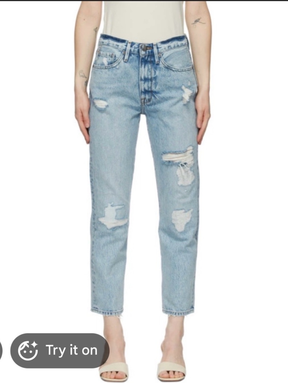 Frame Le Piper Jeans in Light Wash
